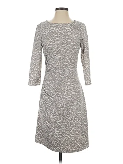 Pre-owned J. Mclaughlin Casual Dress In Gray