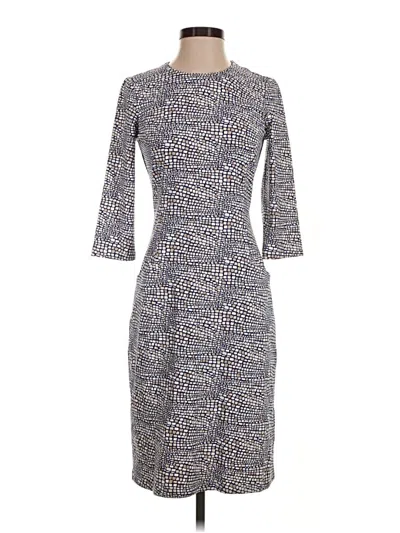 Pre-owned J. Mclaughlin Casual Dress In Gray