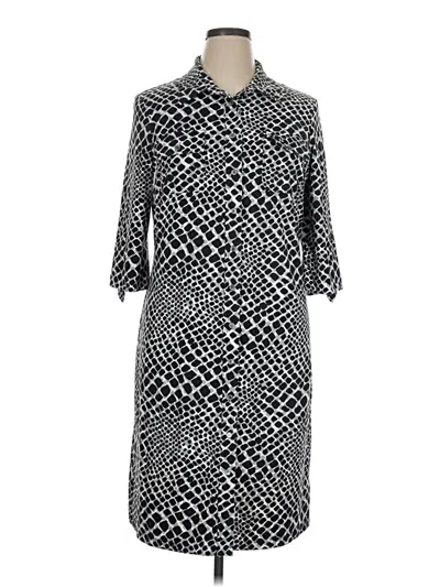 Pre-owned J. Mclaughlin Casual Dress In Gray