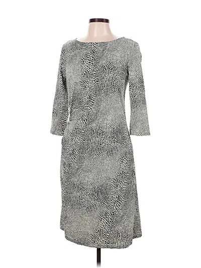 Pre-owned J. Mclaughlin Casual Dress In Gray