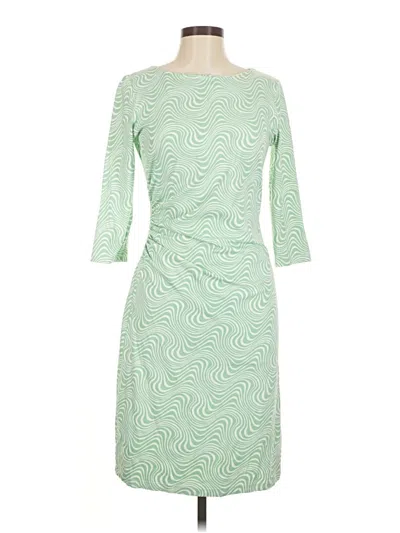 Pre-owned J. Mclaughlin Casual Dress In Green