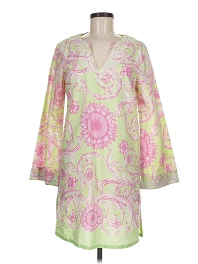Pre-owned J. Mclaughlin Casual Dress In Green