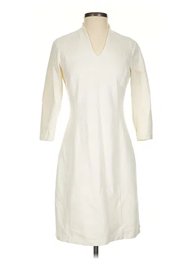 Pre-owned J. Mclaughlin Casual Dress In Ivory