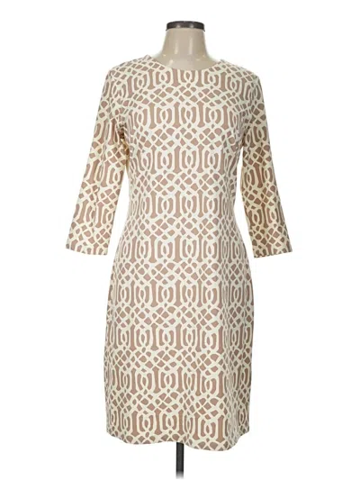Pre-owned J. Mclaughlin Casual Dress In Ivory