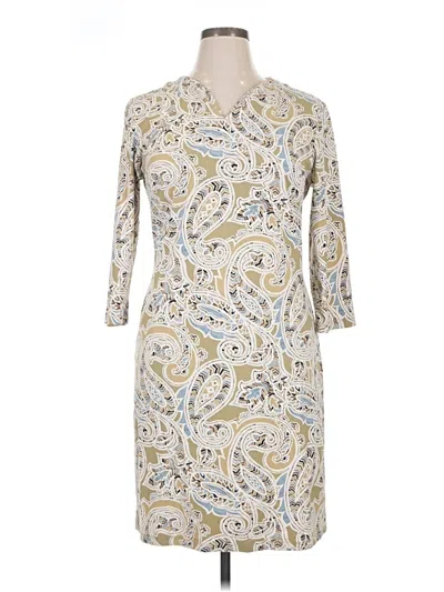 Pre-owned J. Mclaughlin Casual Dress In Ivory