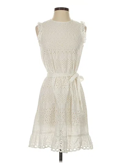Pre-owned J. Mclaughlin Casual Dress In Ivory