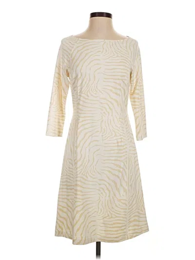 Pre-owned J. Mclaughlin Casual Dress In Ivory