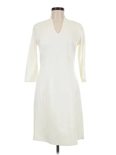 Pre-owned J. Mclaughlin Casual Dress In Ivory