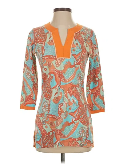 Pre-owned J. Mclaughlin Casual Dress In Orange