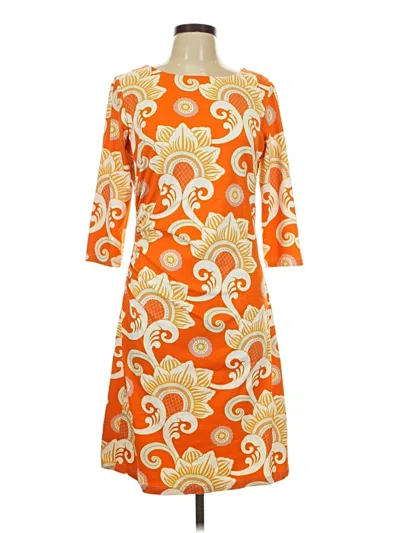 Pre-owned J. Mclaughlin Casual Dress In Orange