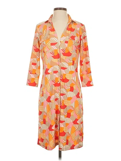 Pre-owned J. Mclaughlin Casual Dress In Orange