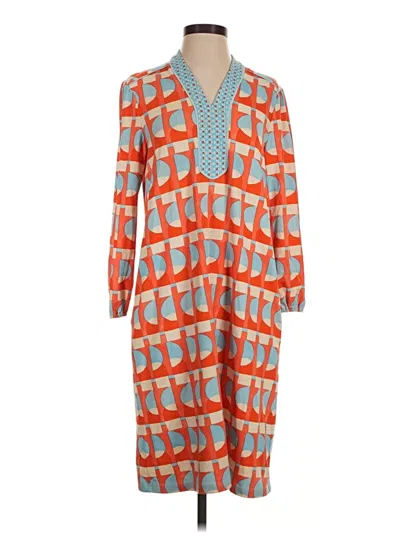 Pre-owned J. Mclaughlin Casual Dress In Orange