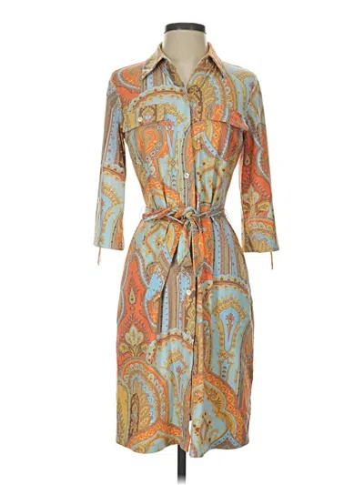 Pre-owned J. Mclaughlin Casual Dress In Orange