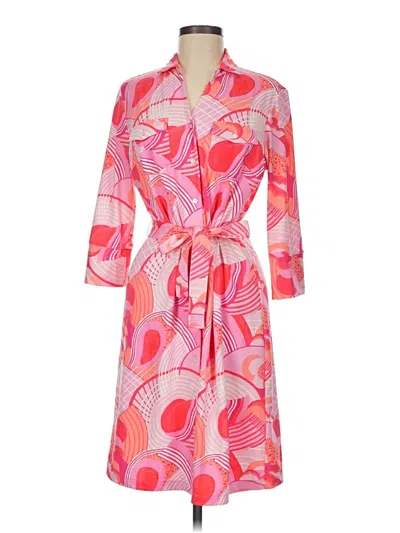 Pre-owned J. Mclaughlin Casual Dress In Pink