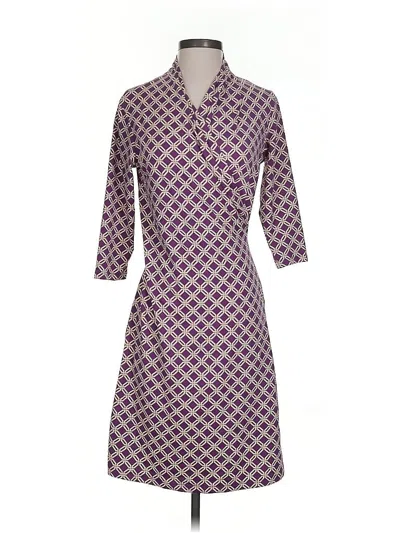Pre-owned J. Mclaughlin Casual Dress In Purple