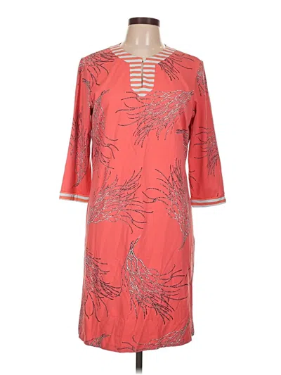 Pre-owned J. Mclaughlin Casual Dress In Red