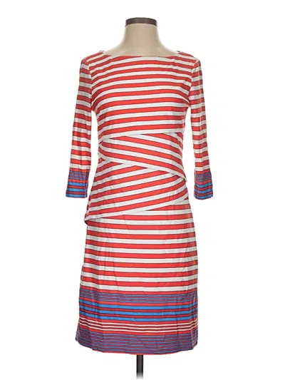 Pre-owned J. Mclaughlin Casual Dress In Red