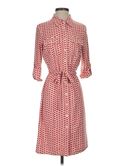 Pre-owned J. Mclaughlin Casual Dress In Red