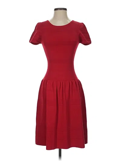 Pre-owned J. Mclaughlin Casual Dress In Red