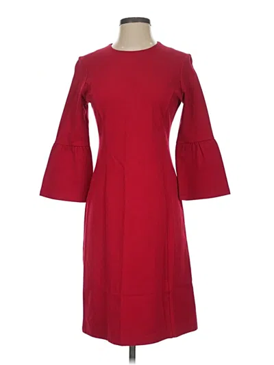 Pre-owned J. Mclaughlin Casual Dress In Red