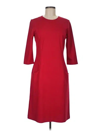 Pre-owned J. Mclaughlin Casual Dress In Red