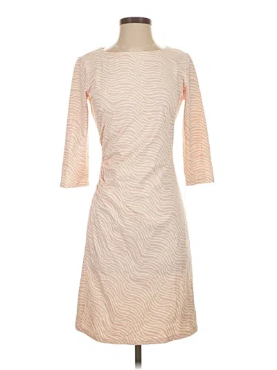 Pre-owned J. Mclaughlin Casual Dress In Tan