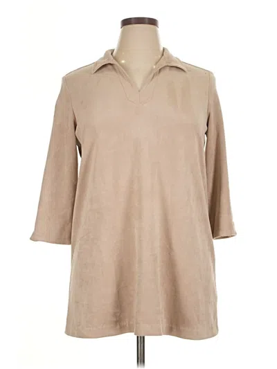 Pre-owned J. Mclaughlin Casual Dress In Tan