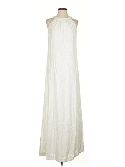 Pre-owned J. Mclaughlin Casual Dress In White