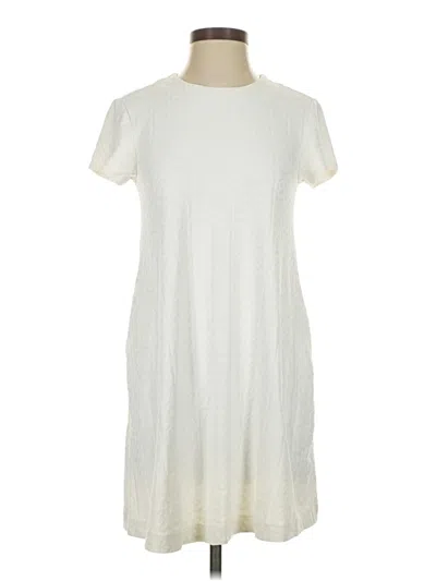 Pre-owned J. Mclaughlin Casual Dress In White