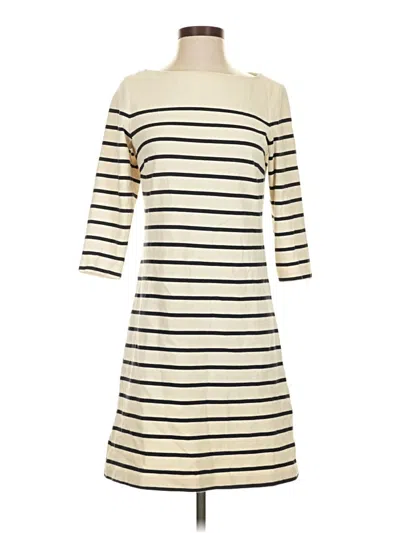 Pre-owned J. Mclaughlin Casual Dress In White