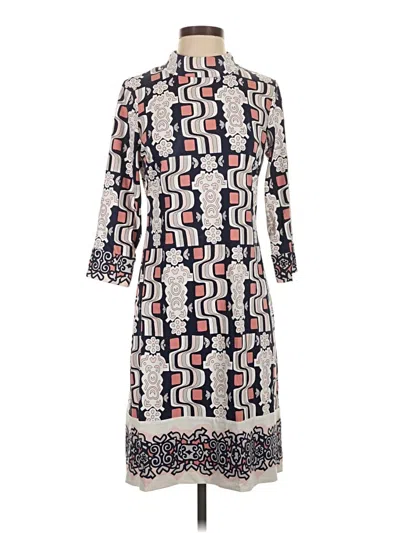 Pre-owned J. Mclaughlin Casual Dress In White