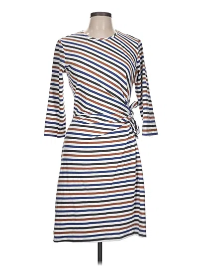 Pre-owned J. Mclaughlin Casual Dress In White