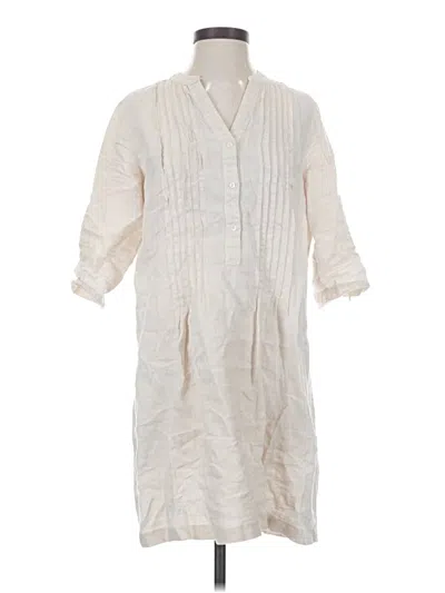 Pre-owned J. Mclaughlin Casual Dress In White