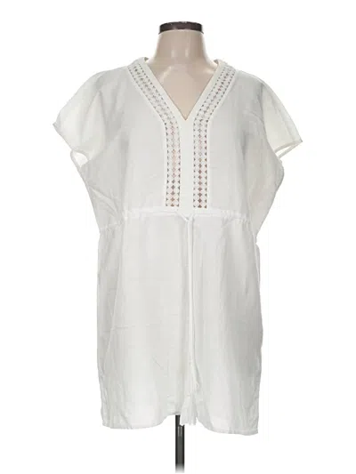 Pre-owned J. Mclaughlin Casual Dress In White