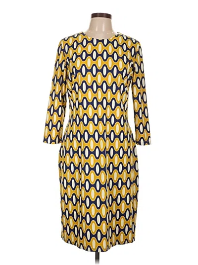 Pre-owned J. Mclaughlin Casual Dress In Yellow