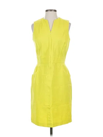 Pre-owned J. Mclaughlin Casual Dress In Yellow