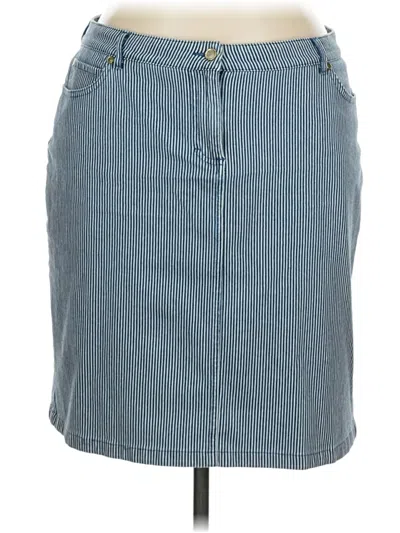 Pre-owned J. Mclaughlin Casual Skirt In Blue