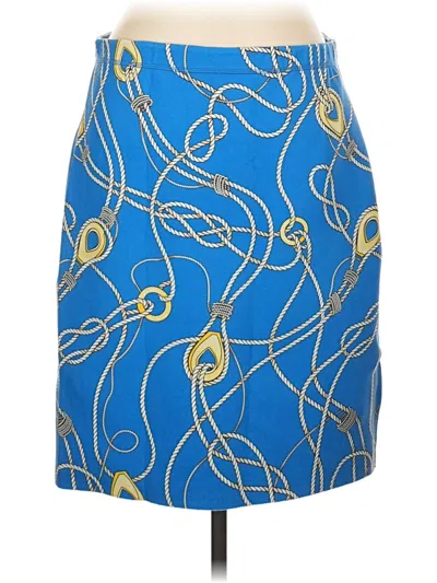 Pre-owned J. Mclaughlin Casual Skirt In Blue