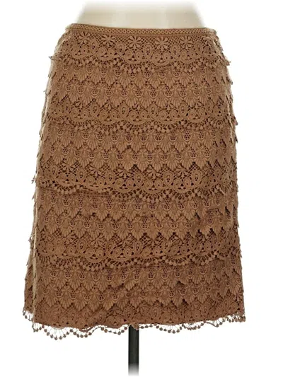 J. Mclaughlin Casual Skirt In Brown