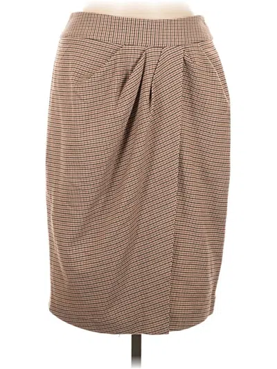 Pre-owned J. Mclaughlin Casual Skirt In Brown