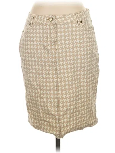 Pre-owned J. Mclaughlin Casual Skirt In Brown