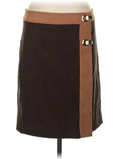 Pre-owned J. Mclaughlin Casual Skirt In Brown
