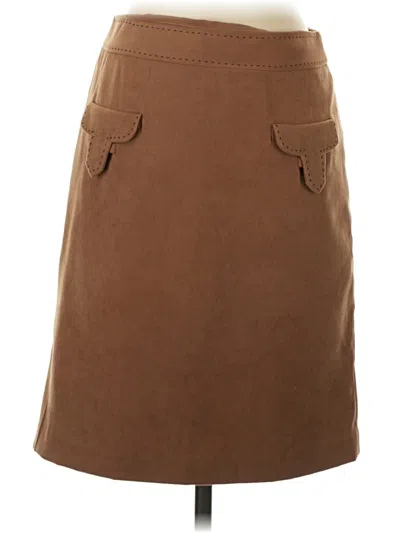 Pre-owned J. Mclaughlin Casual Skirt In Brown