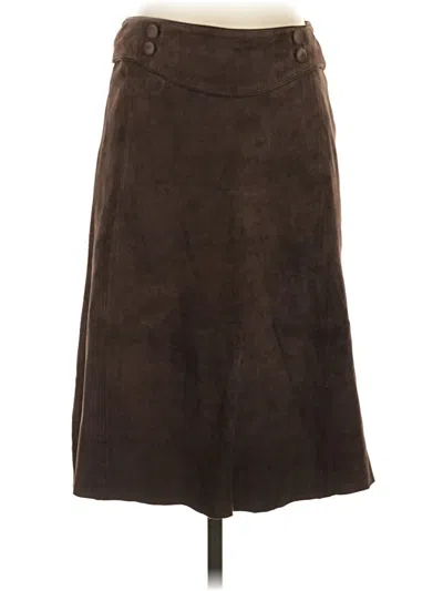 Pre-owned J. Mclaughlin Casual Skirt In Brown