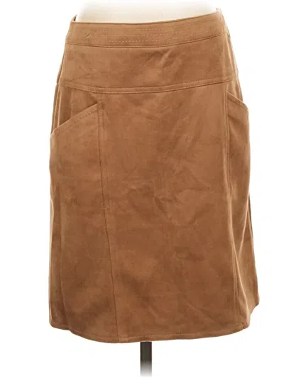 Pre-owned J. Mclaughlin Casual Skirt In Brown