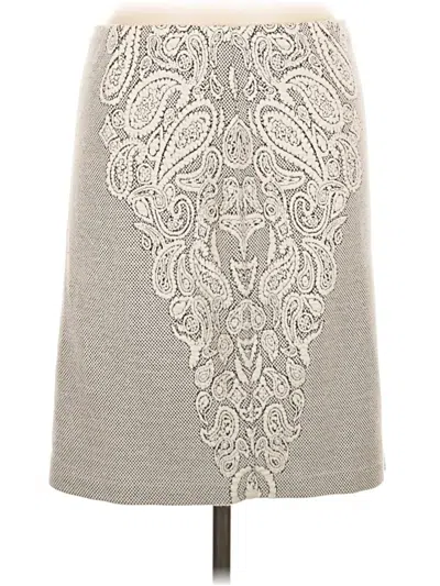 Pre-owned J. Mclaughlin Casual Skirt In Gray