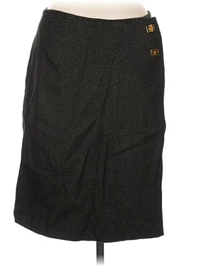 Pre-owned J. Mclaughlin Casual Skirt In Gray