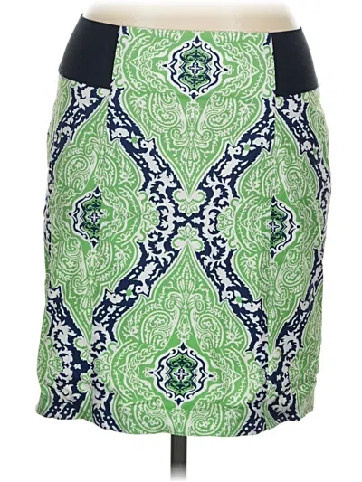 Pre-owned J. Mclaughlin Casual Skirt In Green
