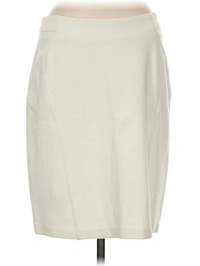 Pre-owned J. Mclaughlin Casual Skirt In Ivory