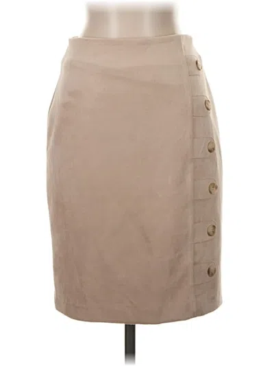 Pre-owned J. Mclaughlin Casual Skirt In Tan